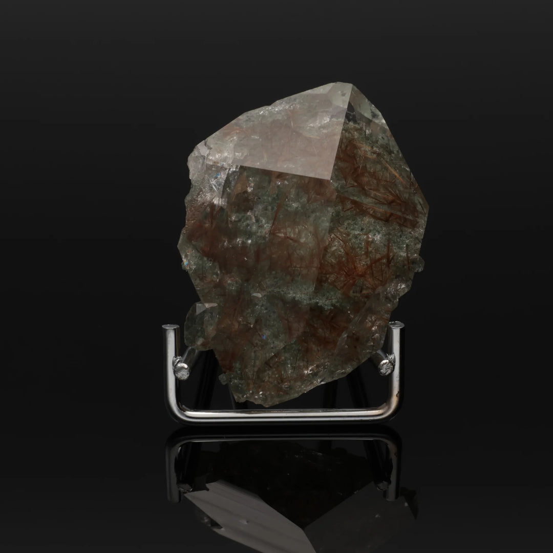 RED VEINS | Rutilated quartz with chlorite from the Himalayas | 28 g