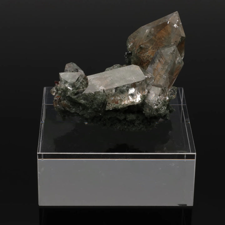 COPPER RIDGE | Rutilated quartz with chlorite from the Himalayas | 39 g