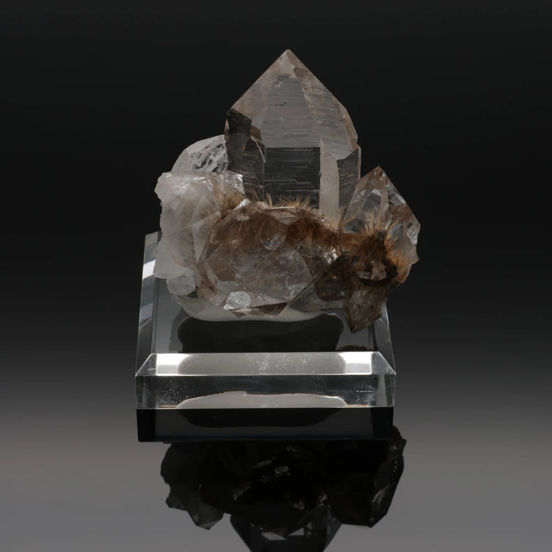 GOLDEN CROWN - Rutilated himalaya quartz with chlorite | 83 g