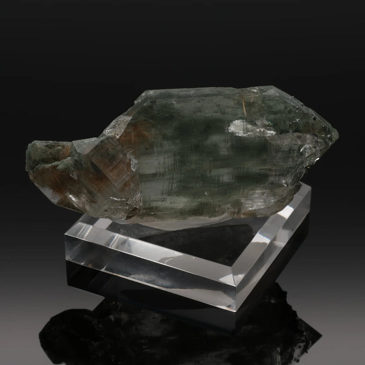 GOLDEN EDGE | Rutilated quartz with chlorite from the Himalayas | 75 g