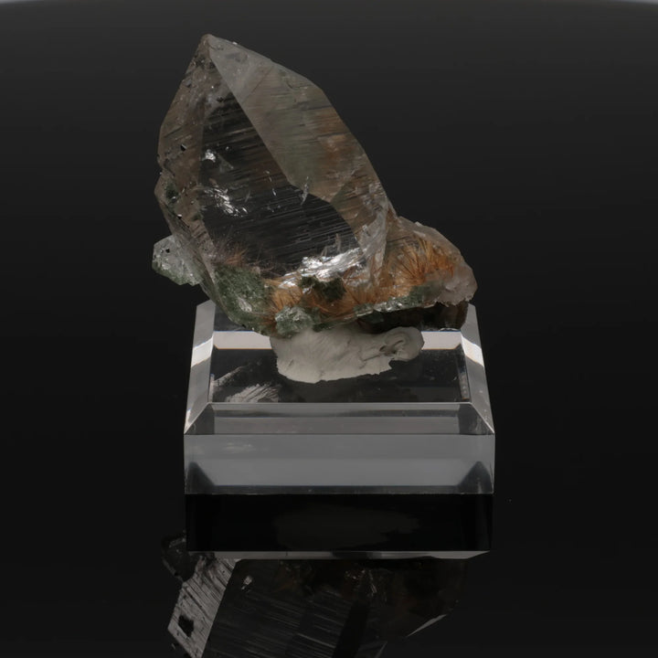 CRYSTAL FUSION | Rutilated Quartz with chlorite from the Himalayas | 42 g