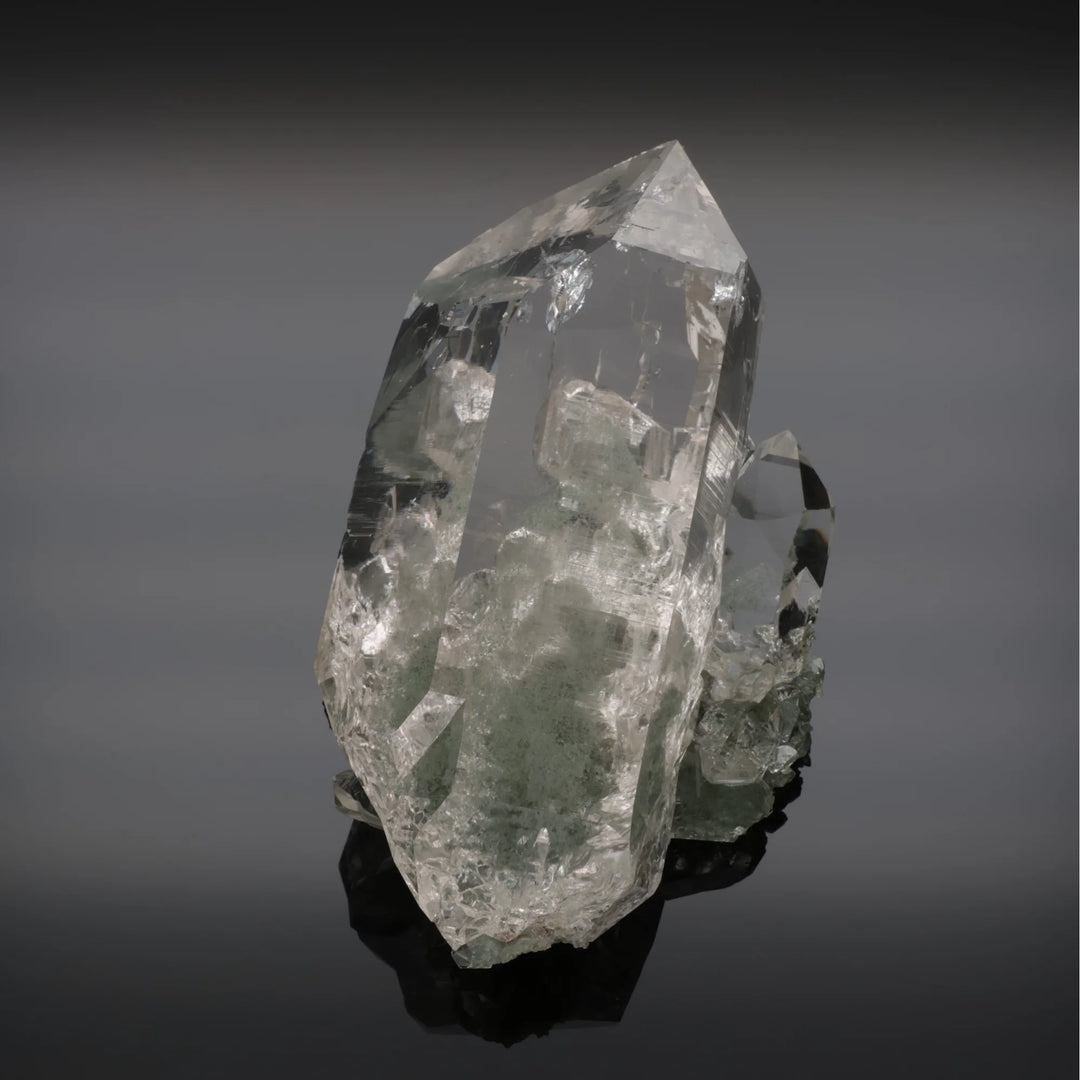 ICE WINDOW | Quartz with phantom quartz & chlorite from the Himalayas | 442 g