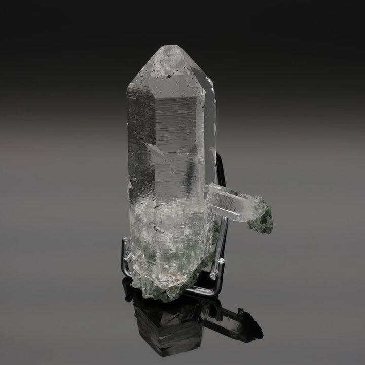 ESTRELLAS NEGRAS | Cuarzo con fluorita del Himalaya | 91 g | Único en su clase