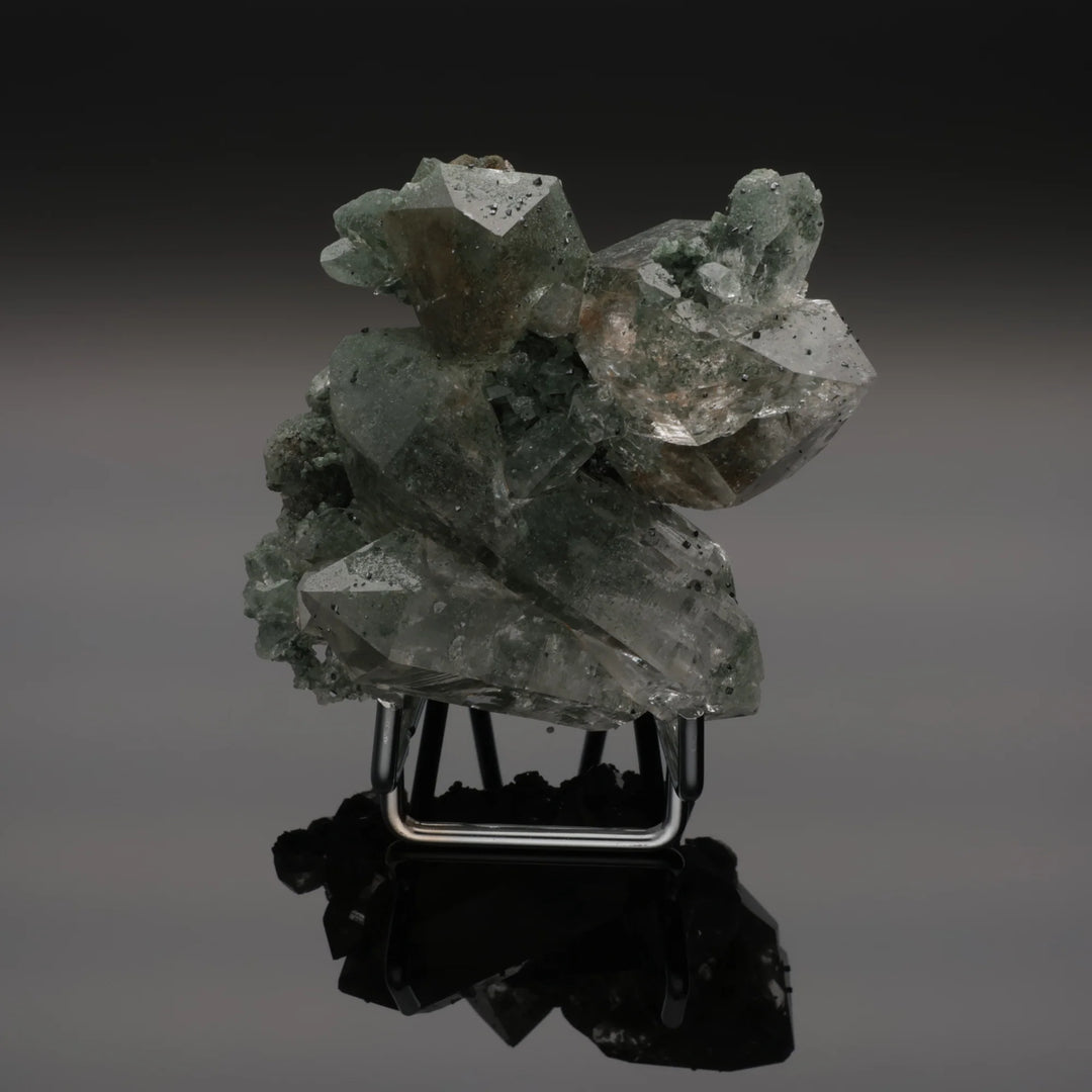 COPPER ICE | Rutilated quartz with chlorite from the Himalayas | 160 g