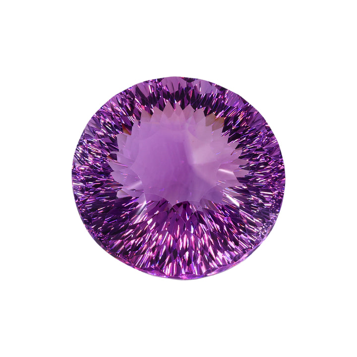134,47 ct Amethyst Mastercut - Concave Cut "Firework" - GLT Zertifikat