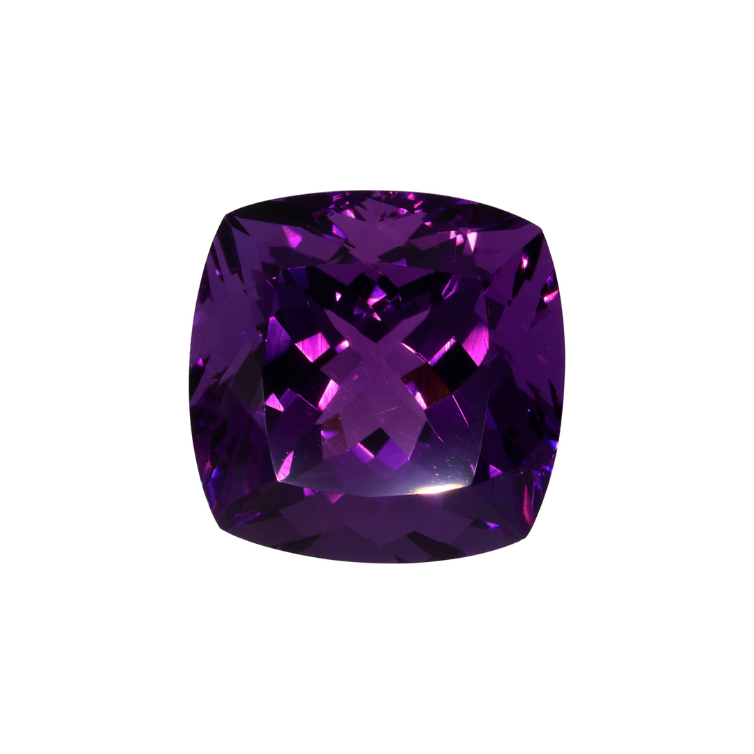 24,6 ct Amethyst – Square Cushion Mixed Cut