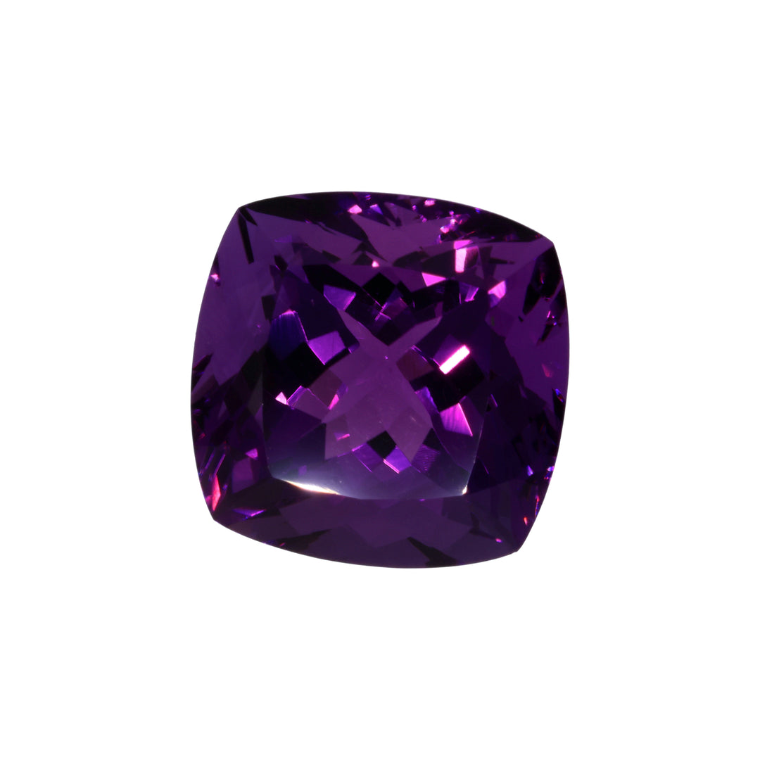 24,6 ct Amethyst – Square Cushion Mixed Cut