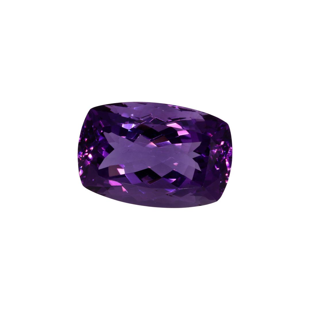 25.75 ct amethyst - Antique Cushion Cut