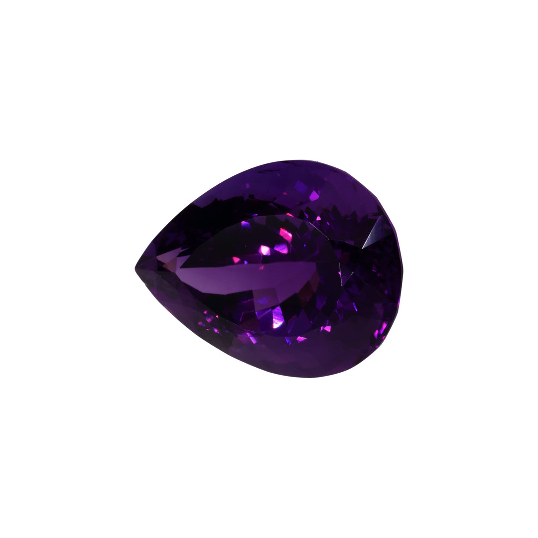 29,48 ct Amethyst - Pear Cut from Brasil