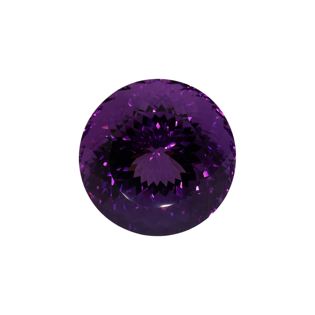 45,99 ct Amethyst - Precision Round Cut
