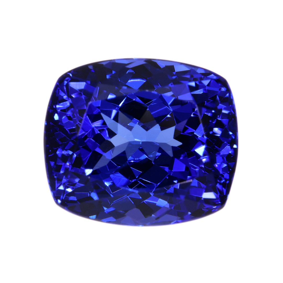 10,89 ct Tanzanite "Electric Monarch" - Deep Violetish Blue