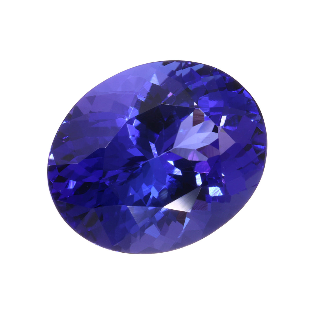 9,52 ct Tanzanite "Blue Ember" - Deep Violetish Blue