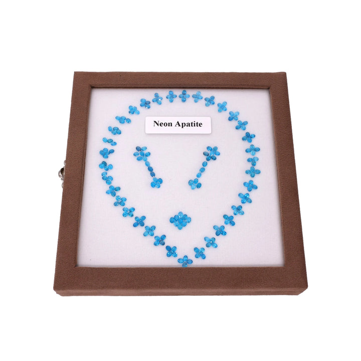 25,33 ct Apatit Set – 176 Gemstones in Oval Cut