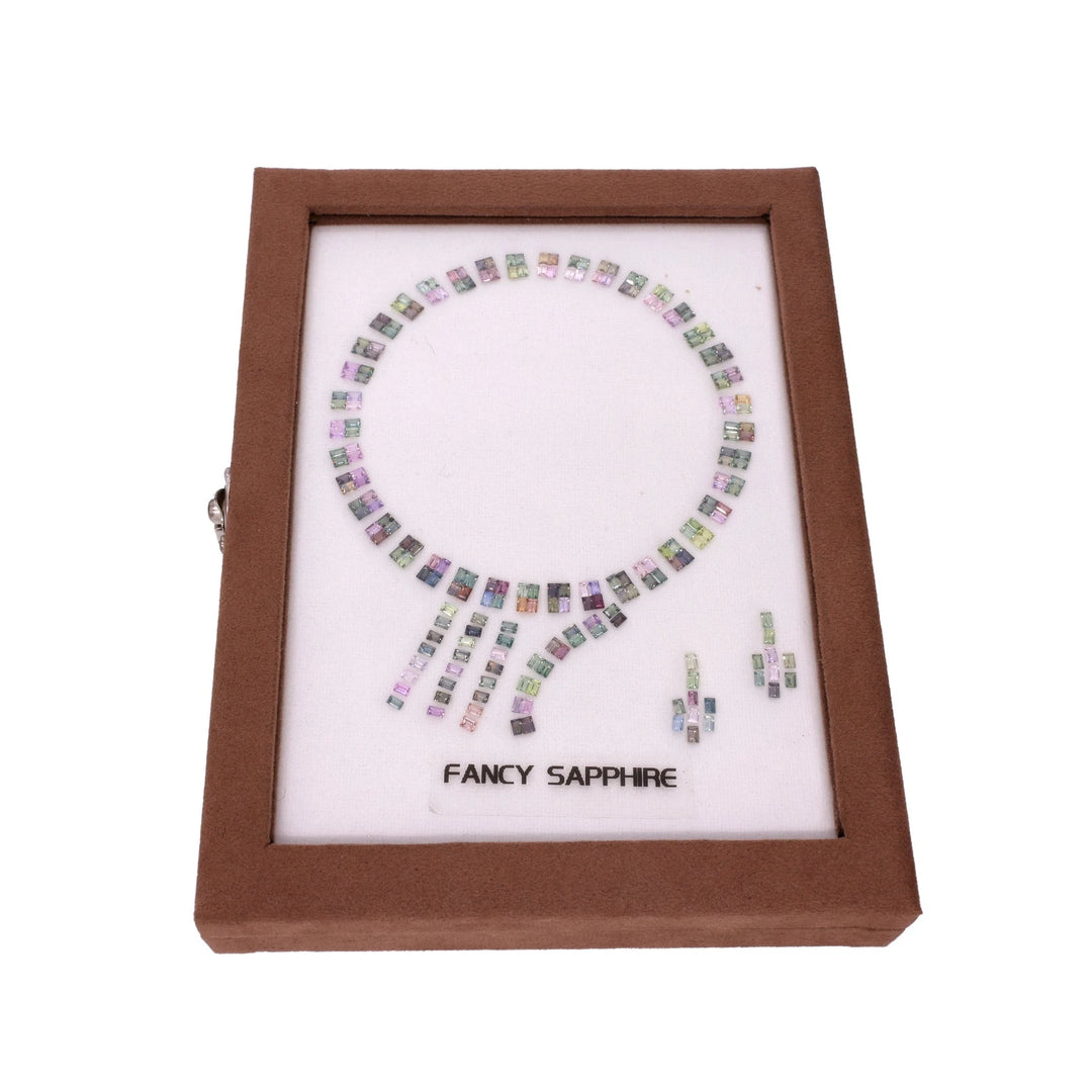 Sapphire Multicolor Baguette Set (25,02 ct)