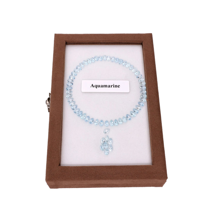 22,18 ct Aquamarine Set - 60 Gemstones Pear Cut