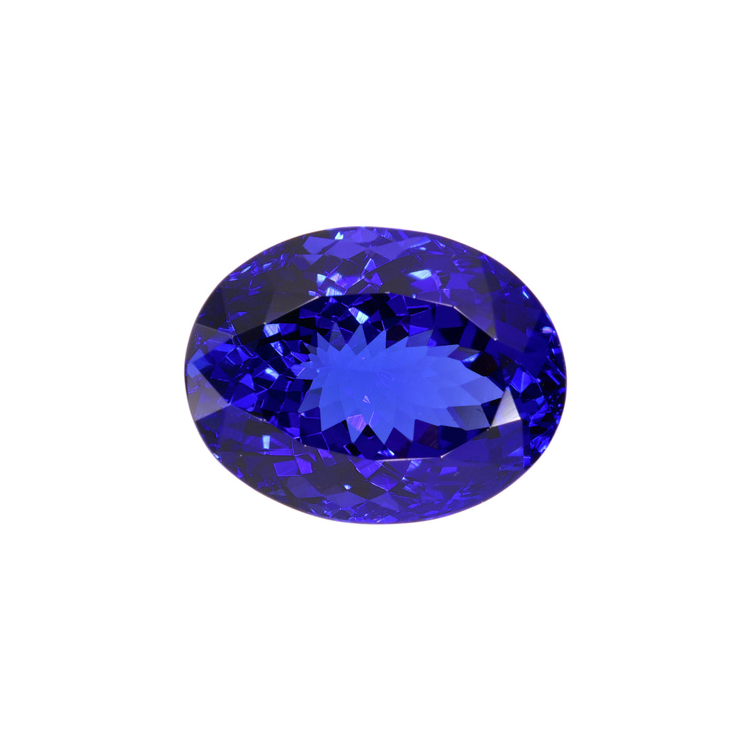 Tanzanita de 20,22 ct "Velaris" - Azul violáceo intenso - Certificado IGI