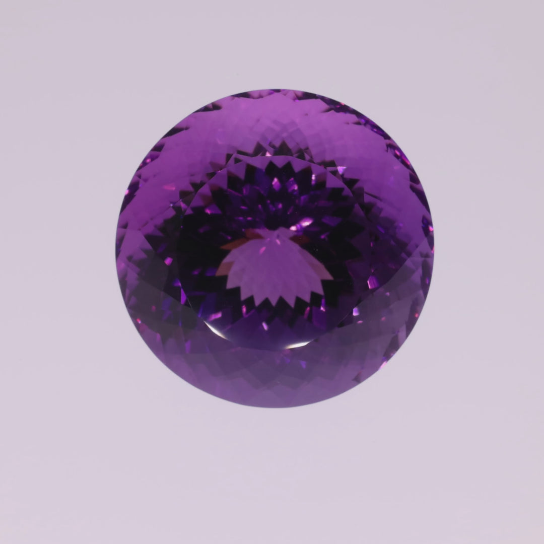45,99 ct Amethyst - Precision Round Cut