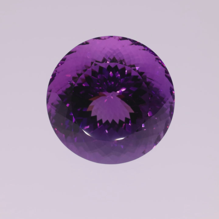 45,99 ct Amethyst - Precision Round Cut