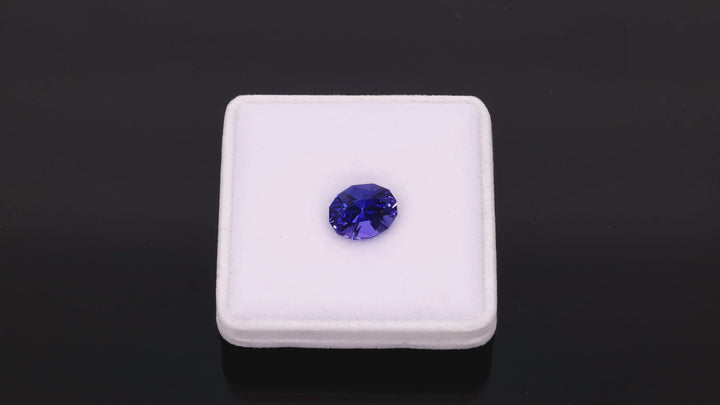 7,90 ct Tanzanite "Nightfall"  - Deep Violetish Blue