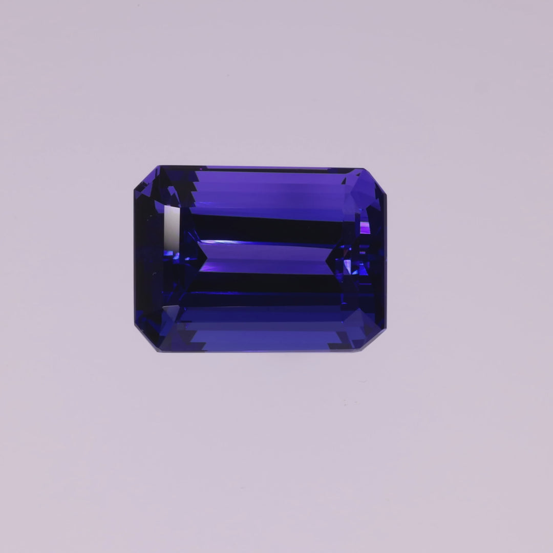 21,96 ct Tanzanite "Imperial Tide" - Intense Violetish Blue