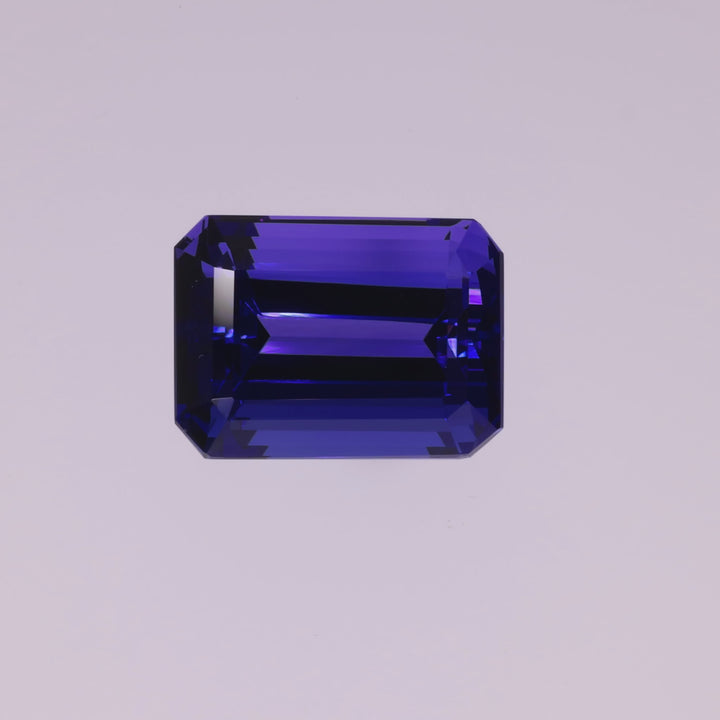 21,96 ct Tanzanite "Imperial Tide" - Intense Violetish Blue