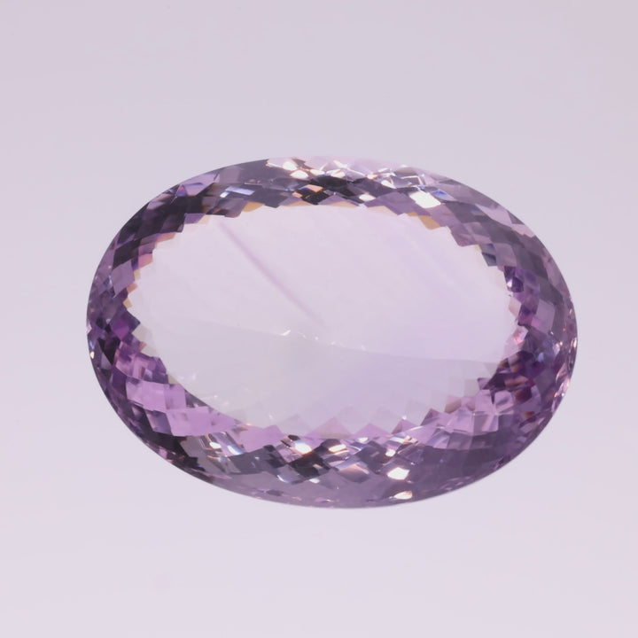 206,46 ct Amethyst „Rose de France“ - Oval Mixed Cut - GBI Zertifikat