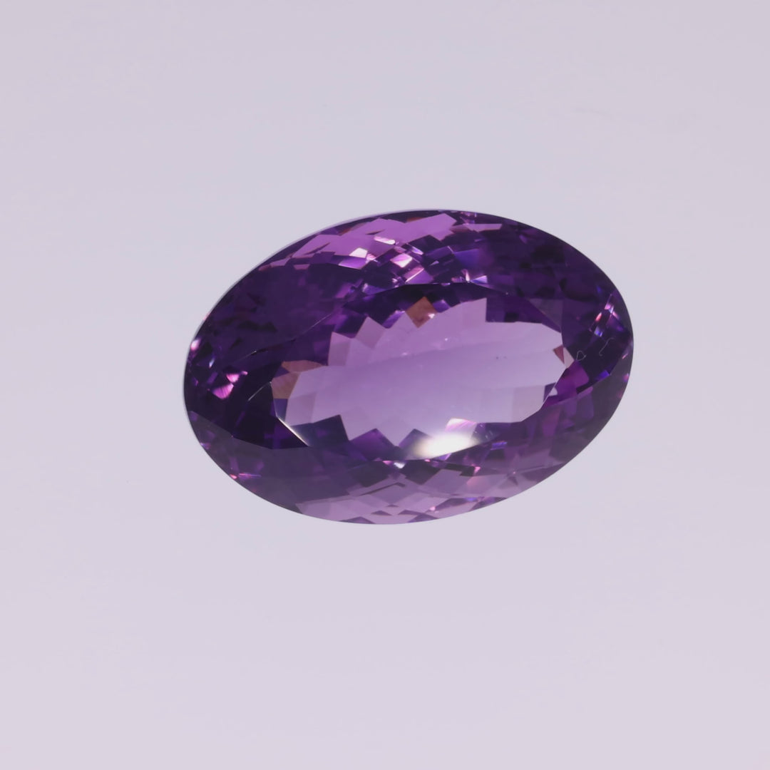 25,39 ct Amatista - Talla Ovalada