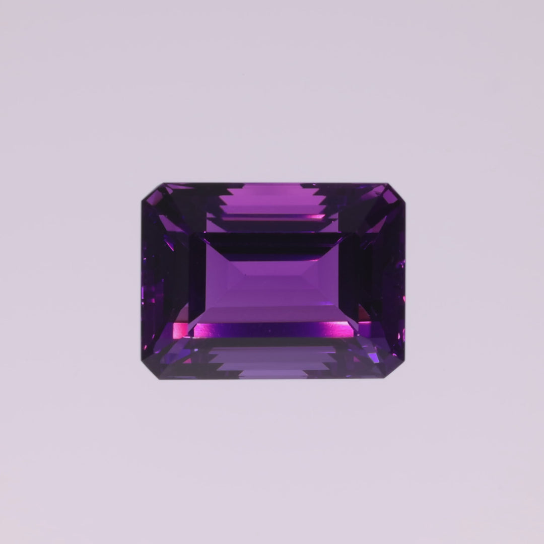 24,11 ct Amethyst im Baguette Mixed Cut