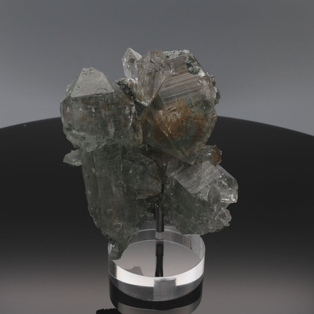 AMBER FOREST | Quartz with rutile and chlorite from the Himalayas | 257 g