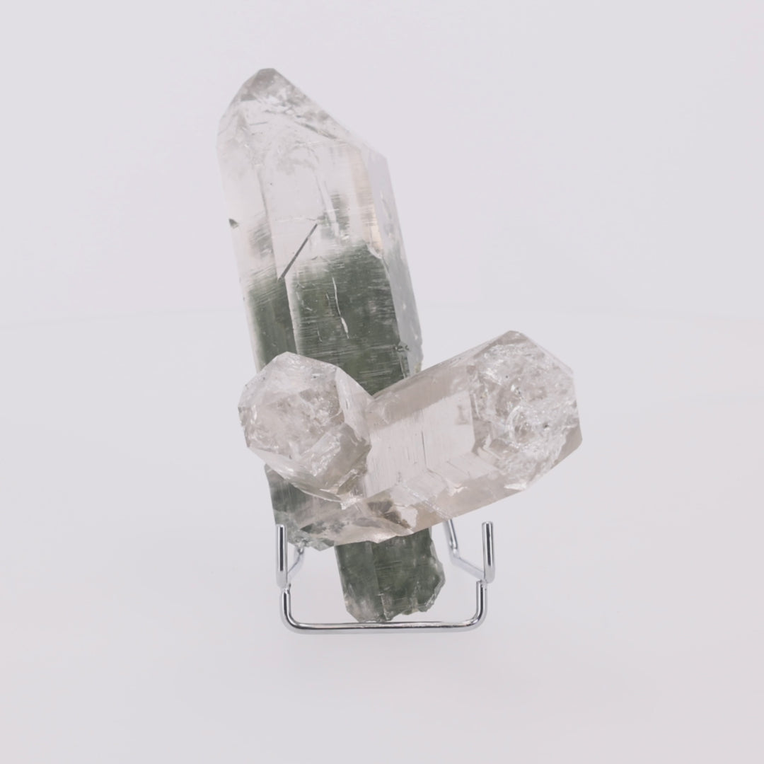GREEN TEMPLE | Himalaya quartz with chlorite | 1,030 g | 20 cm tall