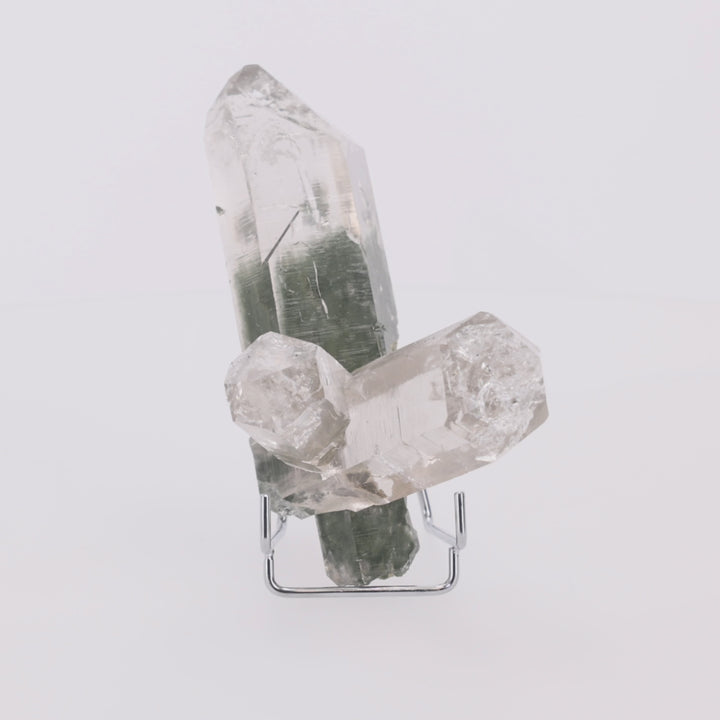 GREEN TEMPLE | Himalaya quartz with chlorite | 1,030 g | 20 cm tall