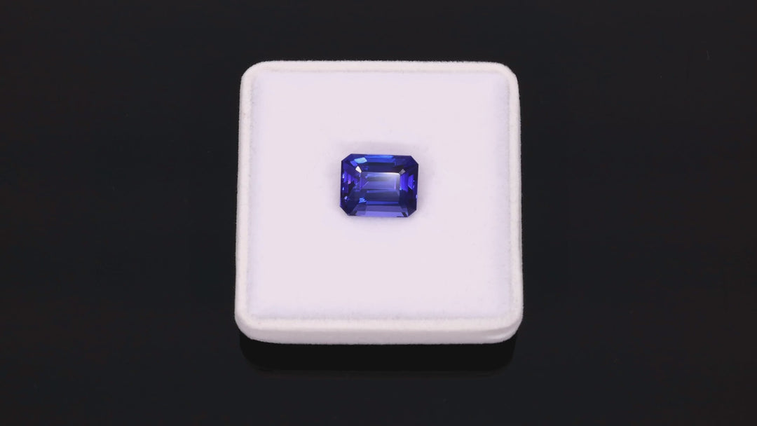 Tanzanita de 10,40 ct "Velvet Ocean" - Certificada por el IGI