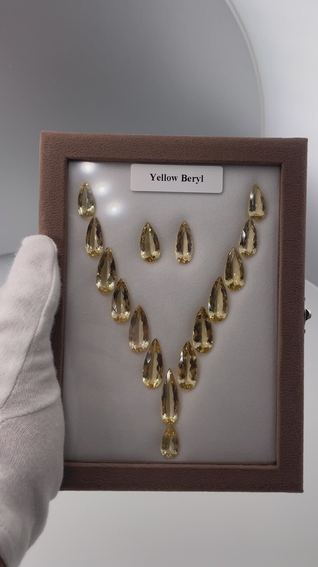 105.21 ct Beryl Set -16 Monumental Statement Gemstones