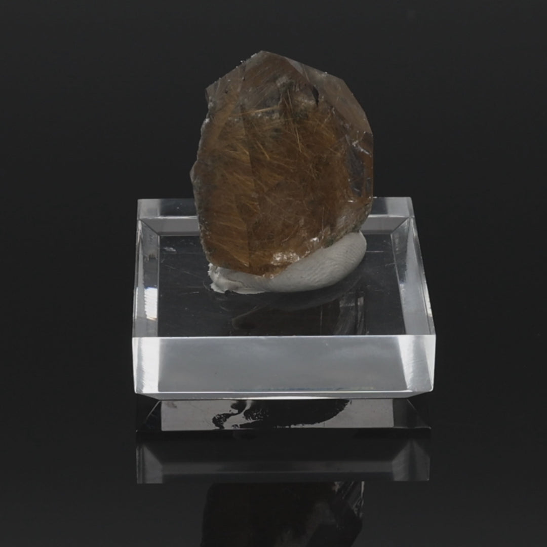 GOLDEN MIST | Rutilated quartz with chlorite from the Himalayas | 22 g