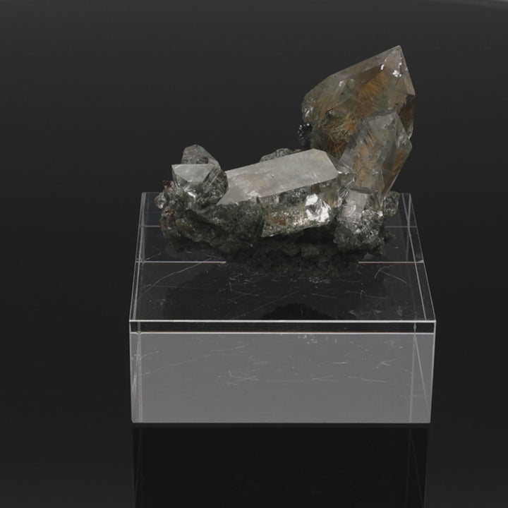 COPPER RIDGE | Rutilated quartz with chlorite from the Himalayas | 39 g