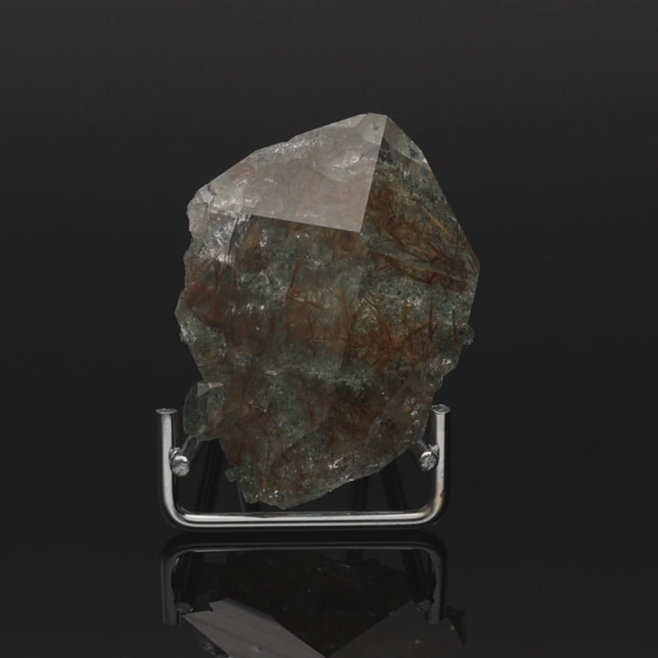 RED VEINS | Rutilated quartz with chlorite from the Himalayas | 28 g