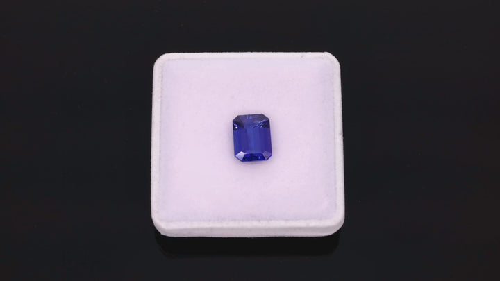 7,30 ct Tanzanite "Imperial Blue"  – Deep Violetish Blue