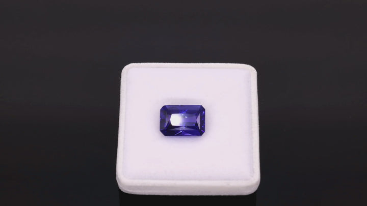 14,77 ct Tansanit "Royal Cipher" - Intensives Blauviolett