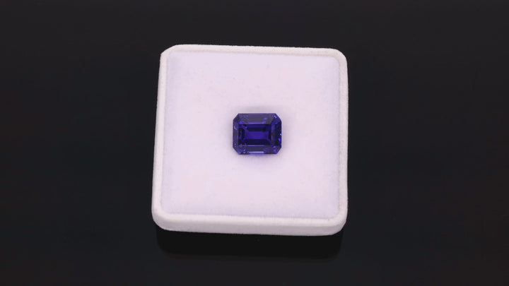 11,09 ct Tansanit „Royal Obsidian“ – Tiefes Violettblau
