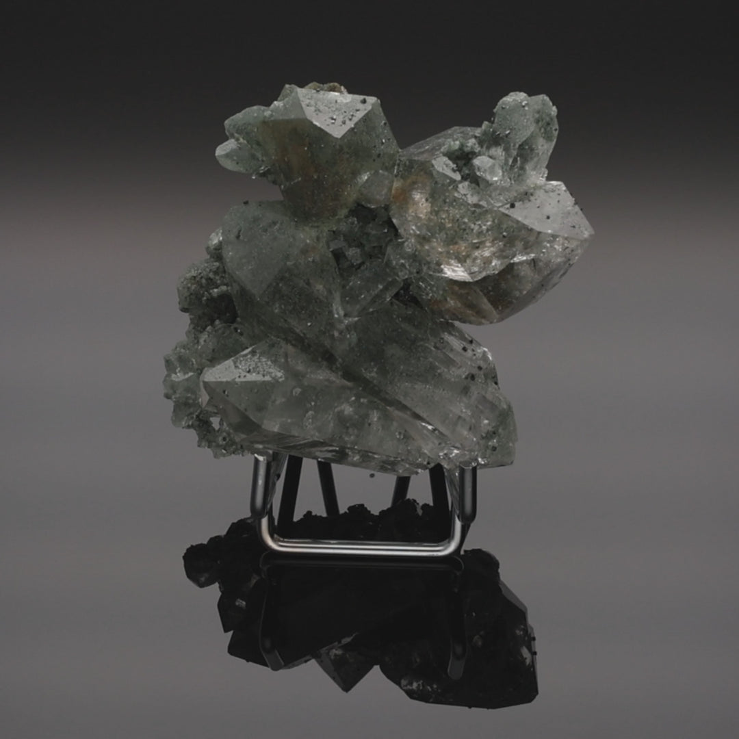 COPPER ICE | Rutilated quartz with chlorite from the Himalayas | 160 g