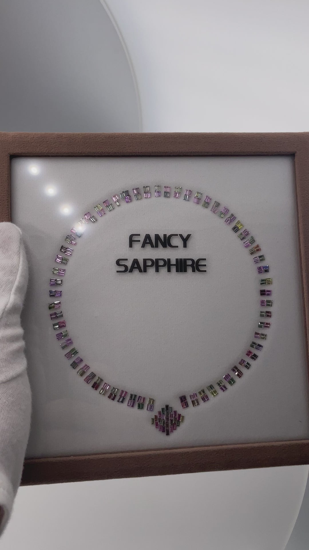 Sapphire Multicolor Baguette Set (20,16 ct)