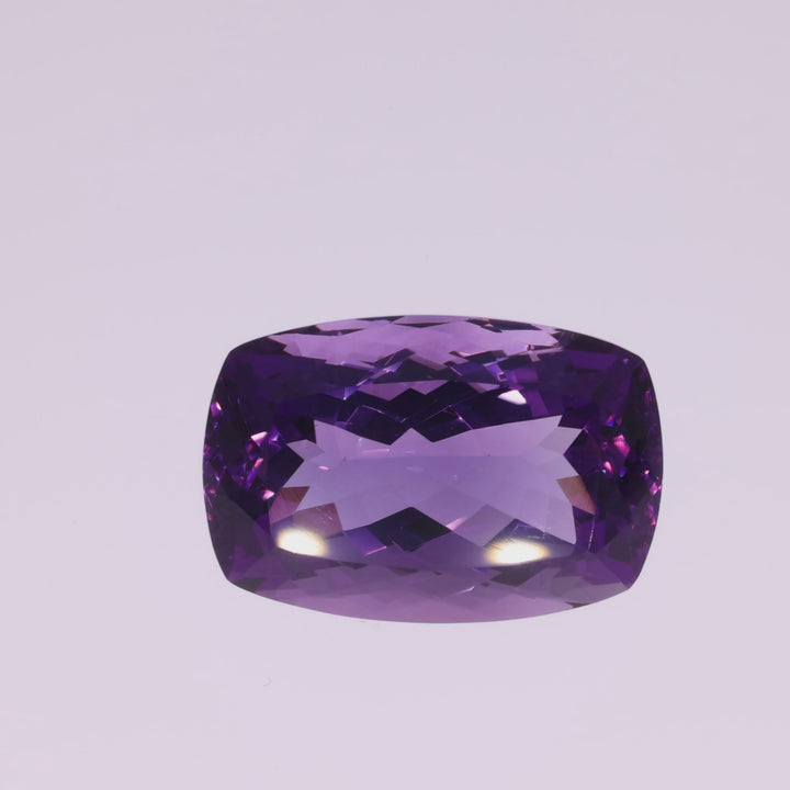 25.75 ct amethyst - Antique Cushion Cut